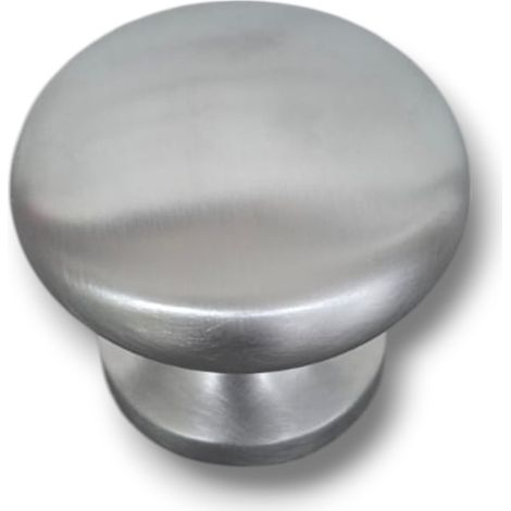 Pomo Pomolo Per Porta Blindata Portone Colore Cromo Acciaio Satinato Ponza (1/3)