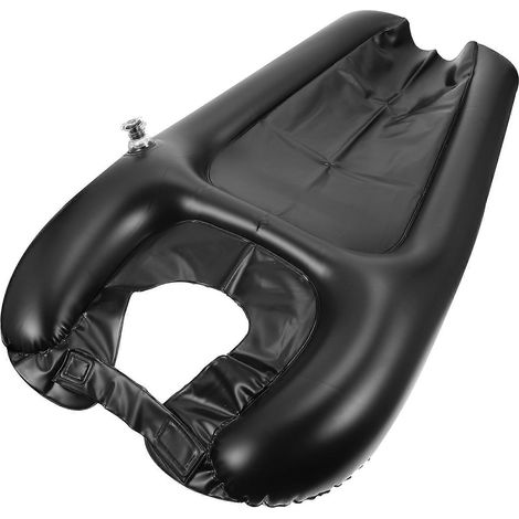 1 Coussin de shampoing gonflable portable pour extérieur, pliable et facile à monter soi-même (noir) (1/5)
