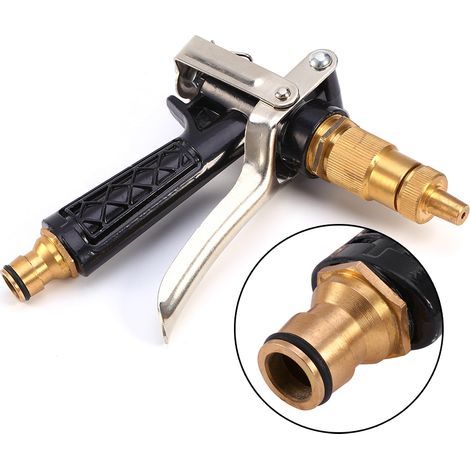 Bec jardin cuivre – outil arrosage – nettoyage haute pression – lave-auto (1/5)