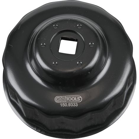 KS Tools - Cloche pour filtre à huile 3/8'', diamètre 75/77 mm - 150.9333 (1/4)