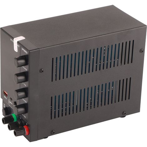 Alimentation CC réglable 60 V 5 A avec charge rapide USB pour la maintenance des téléphones et ordinateurs. Prise UE 220 V. (1/5)
