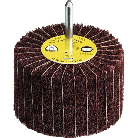 Amoladora de abanico NCS 600 Ø100xH50mm K.100 / eje corindón mediano-D.6mm KLINGSPOR (Por 4)