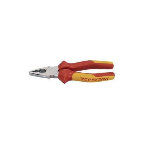 Alicates  combinados  L.200mm  Mango  multicomponente  cromado  VDE  TECWERK (1/4)