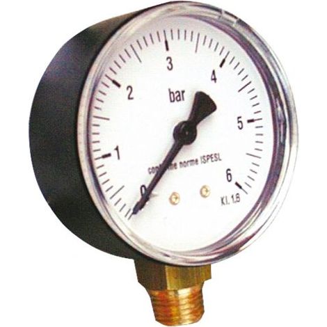 10PZ MANOMETRO PER AUTOCLAVE ATTACCO LATERALE
