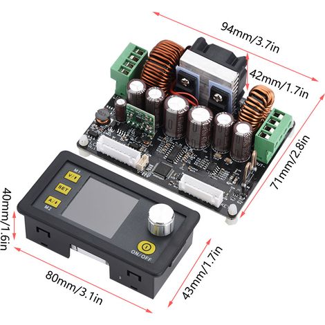 DPH5005-USB-BT Digitales programmierbares Netzteilmodul mit USB-Kommunikation, einstellbares Aufwärts-/Abwärts-Netzteil für CNC-Maschinen (1/5)