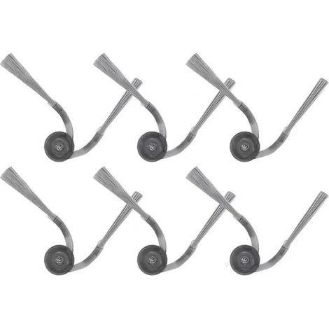 Set of 6 Saros side brushes, 6 replacement parts for Roborock Saros 10 robot vacuum cleaner (1/3)