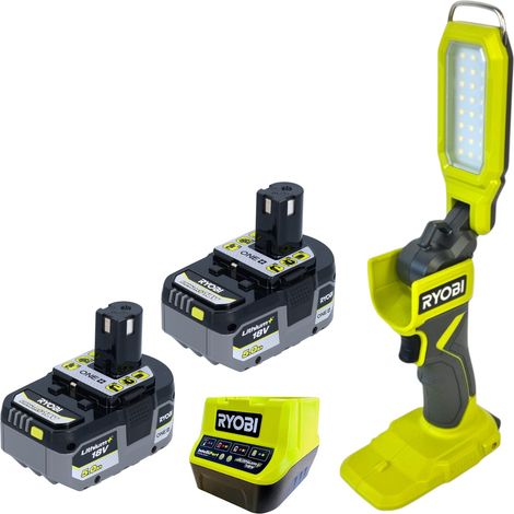 RYOBI RSL18-0 Lampada da cantiere a batteria 18 V 800 lumen + 2x batteria 5,0 Ah + caricabatterie (1/5)