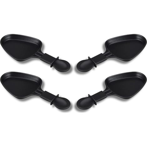 Padelle antiaderenti per raclette Set da 1 a 12 pezzi Mini triangolo per raclette Viene fornito con Accessorio di supporto ergonomico e facile da pulire (1/4)