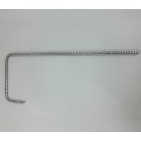 Direct Filet – Lot de 250 agrafes métal 4x9x24 cm – Fixation pour sols durs et caillouteux – Pointes biseautées pour installation facile (1/2)
