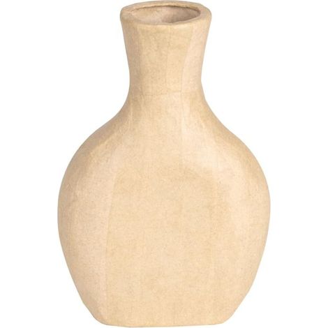 Vase carafe waterproof papier mâché brun - 15x6x22,5cm (1/4)