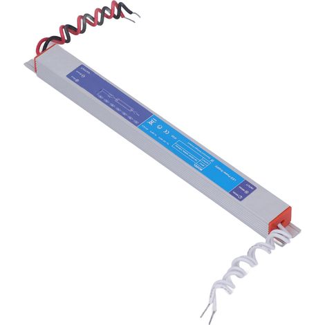 Alimentation LED 24V 10W pour caissons lumineux, driver constant 180-250VAC, boîtier aluminium long miniature, usage intérieur. (1/5)