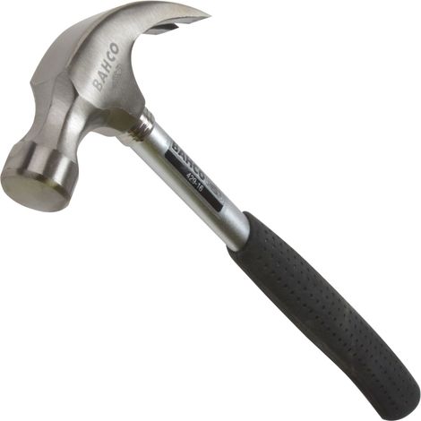 Bahco 429-16 Steel Shaft Claw Hammer – 16 oz (450g) with Ergonomic Handle