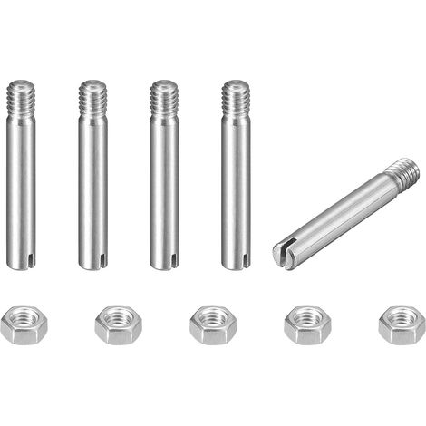 5Pcs Goupille Cylindrique À Fente M3 x 20mm 304 Acier Inoxydable (1/5)