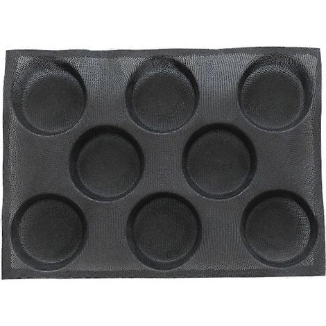 Moule à pain en silicone antiadhésif et sûr, 1 pièce (noir)-30X20X2.2cm-Black (1/4)