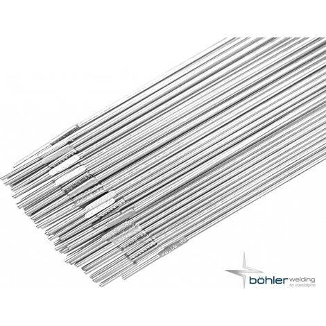 Fil TIG Inox 316L Böhler D.2,4x1000mm - Baguette Soudure ER316L - etui 5 kg - Soudage Acier Inoxydable 304/316 (1/2)