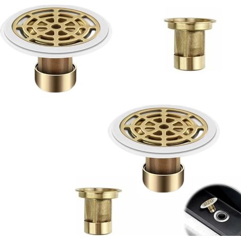 tapones de ducha antiolor de cobre para orificios de 27 a 55 mm de diámetro. Diga adiós a los olores molestos en su baño con este innovador sifón.