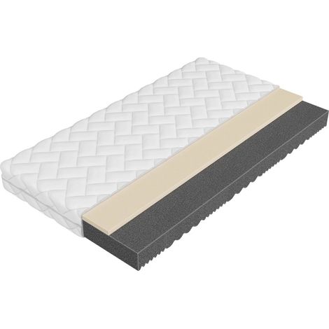 Matelas ComfiDream Uno II , Mousse de polyuréthane, Matériau viscoélastique, Respirant, À deux côtés, Mousse de polyuréthane (1/2)