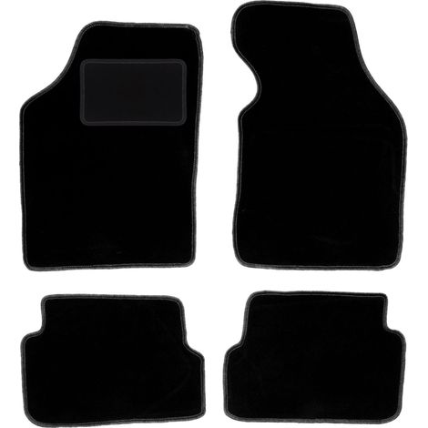 Alfombrillas de terciopelo negro para Toyota RAV4 II FL 3 puertas (2003-2005) (1/5)