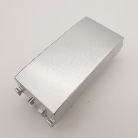 Frutti compatibili vimar plana Interruttori prese pulsanti silver argento Copriforo (x2pz)