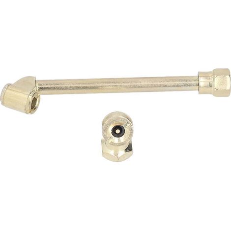 Embout de pompe à double tête G1/4 femelle pour gonfleur de pneus de motos et camions (1/4)