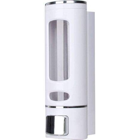 Wall Mounted Soap Dispenser 450ml - Manual Shampoo and Shower Gel Dispenser for Bathroom and Kitchen - Lotion Container - Practical and Stylish (1/4)