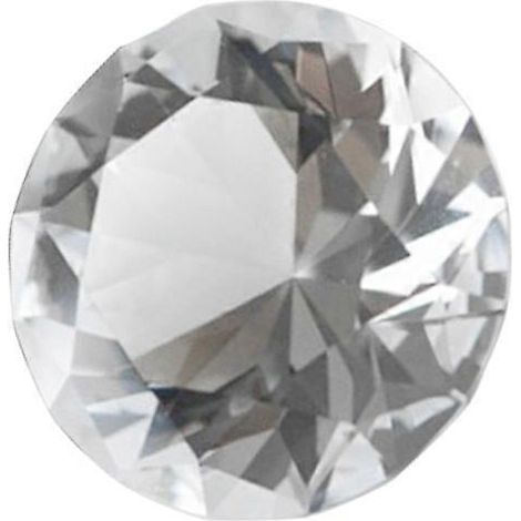 Décorations de table en diamants artificiels de 2,5 cm, compatibles avec les mariages.