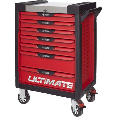 KS TOOLS Ultimate Servant - Rot - 7 Schubladen - 809.0007