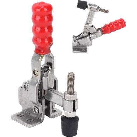 GH-12050SS Horizontale Hebelklemme aus Edelstahl, Schnellspannvorrichtung, manuelles Befestigungswerkzeug für die Werkbank, robuster Halteflansch, für den professionellen Einsatz. (1/5)