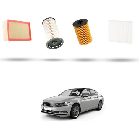 Kit tagliando 4 filtri compatibile con VW Passat (3g2,3G5) 2.0 TDI 140kw Dal 2014 (1/5)
