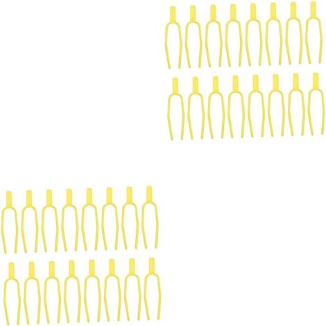 Ensemble de 100 pinces de serrage pour fixer les plantes grimpantes avec des tuteurs - pinces de jardin réutilisables (1/4)