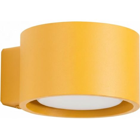 Apliques MODO amarillo aluminio 1xGx53 10cm Sollux (1/2)