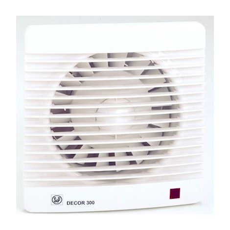 AERATEUR EXTRA PLAT 280M3H CLAPET ANTIRETOUR TEMPO EXTINCTION REGLABLE 1-30 MIN UNELVENT DECOR 300 CRZ 401442