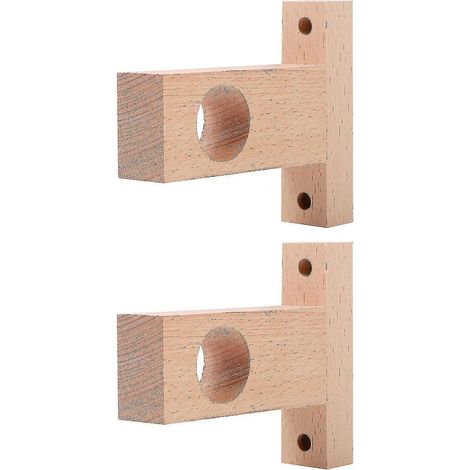 Support de tringle à rideaux décoratif pour la maison (2 pièces) (1/3)