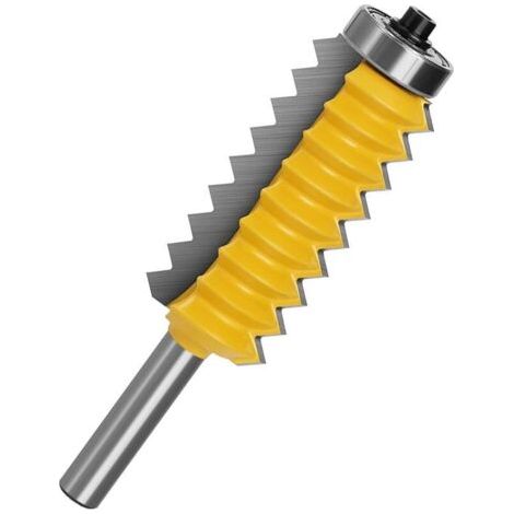 Outil de Travail du Bois à Plusieurs Dents, Outil de Défonceuse à Bois Carbure 8mm, Multi-tooth Router Cutter, Outils Bois Menuiserie
