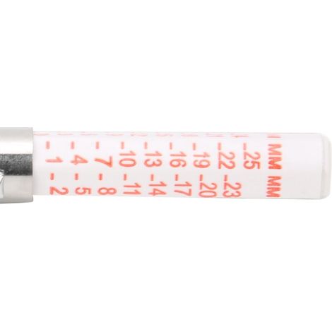 Jauge de Profondeur de Pneu de Voiture, Testeur de Jauge de Profondeur de Pneu de Voiture 025mm, Outil de Réparation de Pneu de Voiture Portable Universel (Homochromie (1/5)