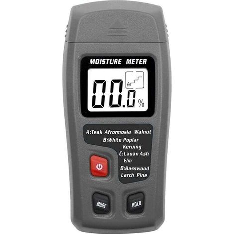 Hygromètre numérique professionnel 9 V, testeur d'humidité portable avec indicateur d'humidité pour bois, appareil de mesure d'humidité (1/4)