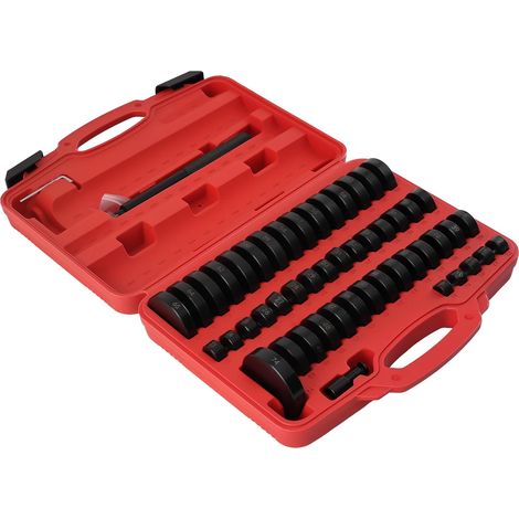 Ensemble d'outils de presse à roulement, 52 pièces, compatibilité de 18 mm à 65 mm, poignée ergonomique, construction en acier durable, utilisation polyvalente (1/5)