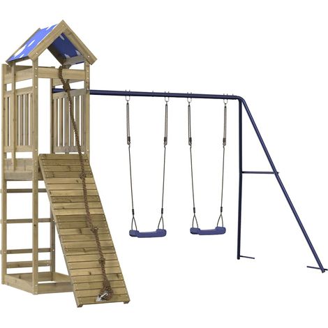 Outdoor Playset Impregnated Wood Pine vidaXL (1/5)