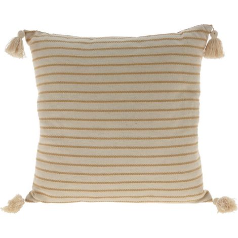 Cojin de algodon non 45 x 45 cm natural
