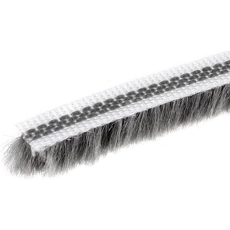 Weather Seal Brush (9/32 x 5/16 x 16.4 ft), Card Slot Elastic Brush Holder Strip – for Sliding Shutters, Doors, Windows, Cabinets, Seals (1/5)