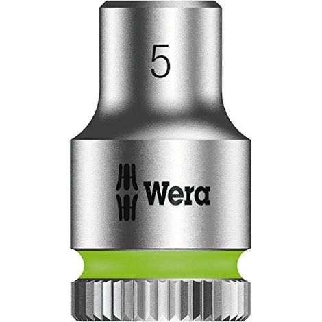 Wera, 8790 HMA Bussola per cricchetto Zyklop con attacco da 1/4", 5.0 mm (1/3)