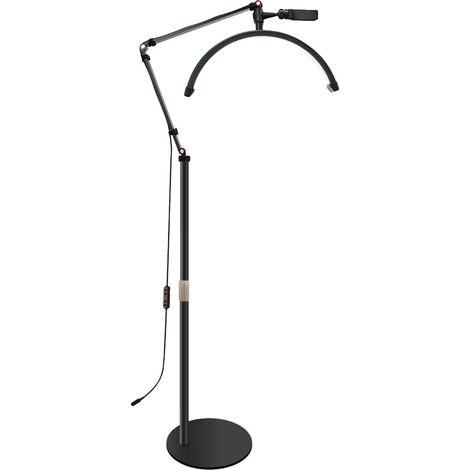Lámpara de belleza, brillo regulable, diseño giratorio, color negro (UE), 20 W. (1/2)