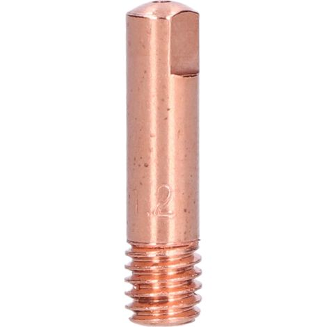 20 pièces embouts de contact soudure en cuivre pour pistolet CO2 accessoires outil 15AKx1.2 (1/5)