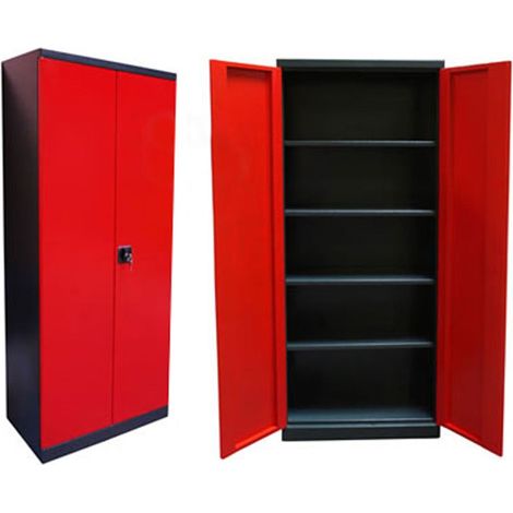 ADB Werkzeugschrank Metallschrank L mit Lochwand Stahlschrank 1920x780x380 mm (1/3)