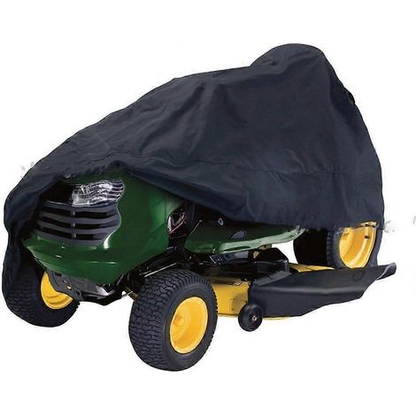 Housse imperméable pour tondeuse autoportée, compatible avec les plateaux de coupe jusqu'à 137 cm (54 pouces), en polyester Oxford haute résistance, protège de l'eau, des UV, de la poussière et de la (1/5)