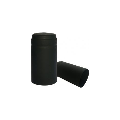 Capsules thermore'tractables 33 x 55 mm couleur noire 100 pcs bouchons de protection contre les moisissures et vers a' bois bouteille de vin mousseux