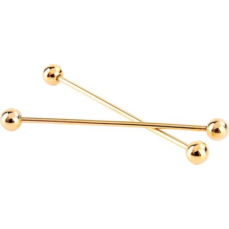 Pin de corbata de acero chapado en oro para hombre, diseño único para decorar cuellos de camisa, aniversario de bodas, 2 piezas (1/5)