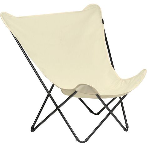 Breiter Butterfly Chair - Pop Up XL - Airlon - Beige Ecru - Lafuma Mobilier