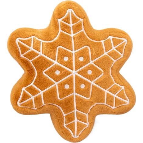 Coussin Décoratif De Noël Coussin En Peluche Pour Décoration D'Intérieur Oreillers En Peluche À Flocons De Neige Pour Canapé Pour Chaise Canapé Dortoir Appartement Coin Chambre Yoga Vacances (1/5)