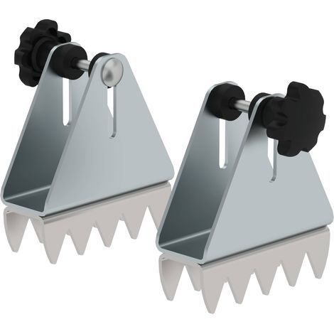 Günzburger Steigtechnik 2x pied pivotant griffe - 019226 (1/2)